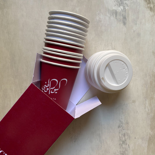 اكواب ورقية لليوم الوطني